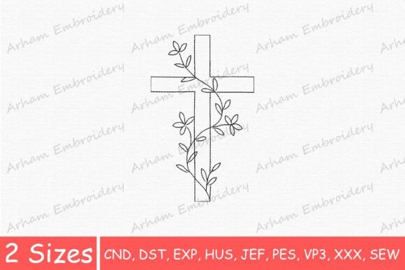 Botanical Christian Cross: A Seasonal Embroidery Designer’s Review