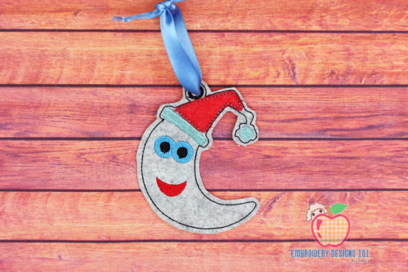 Christmas Moon in the Hoop Ornament: A Designer's Review