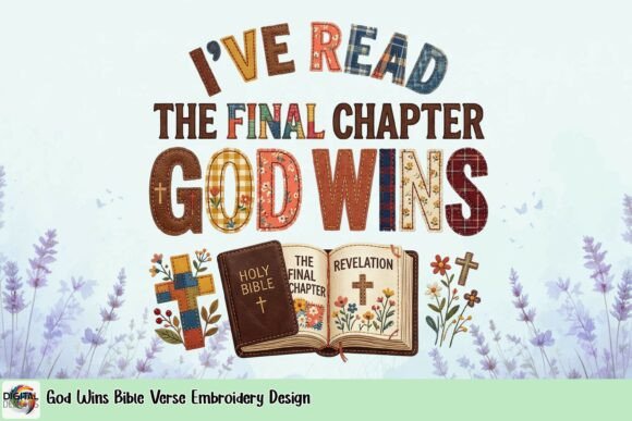 God Wins Bible Verse Embroidery Design: A Hands-On Review