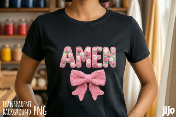 Review: Amen Christian Flowers Embroidery PNG