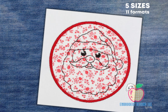 Santa Face in Circle Applique – A Designer’s Review