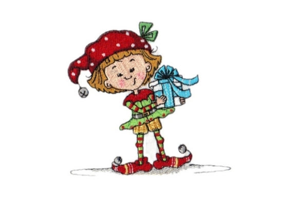 Sassy Sally Elf Embroidery Design Review for Craft Fair Sellers