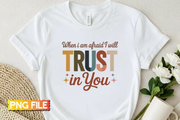 Trust in God Bible Verse Embroidery PNG Design Review